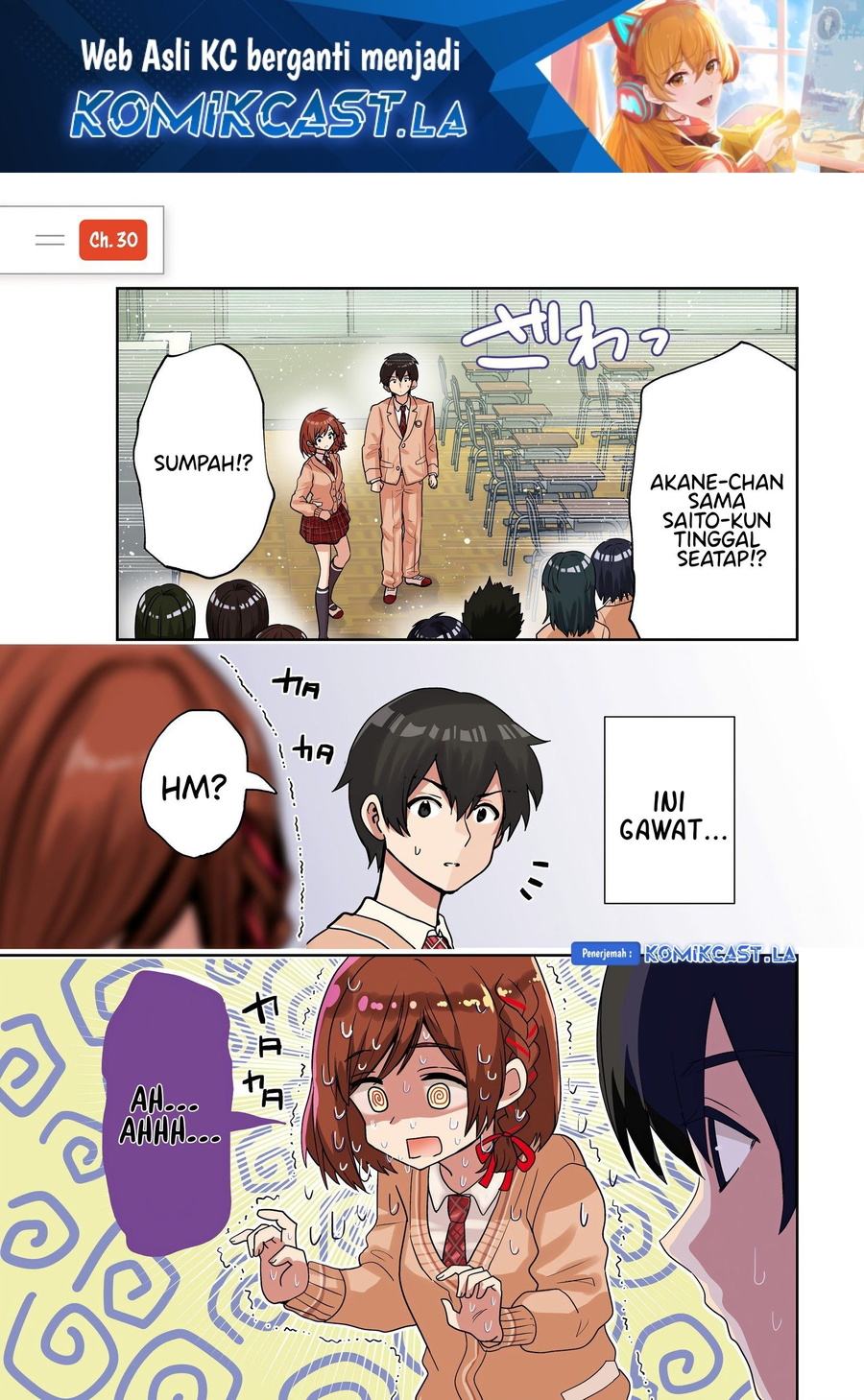 Kurasu no Daikirai na Joshi to Kekkon Suru Koto ni Natta Chapter 30 Gambar 2