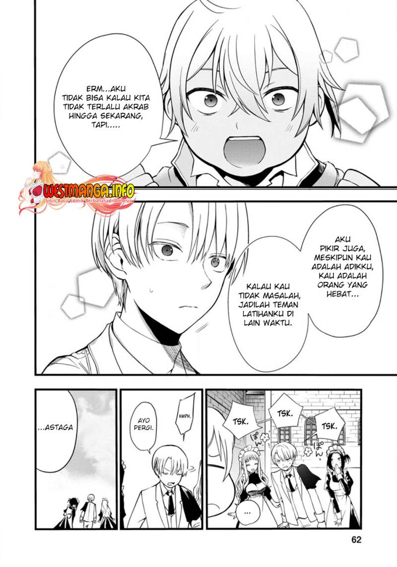 Kurobuta Ouji wa zense o omoidashite kaishin suru akuyaku kyara ni tensei shitanode shibou endo kara nigete itara saikyou ni natte ita Chapter 02 Gambar 31