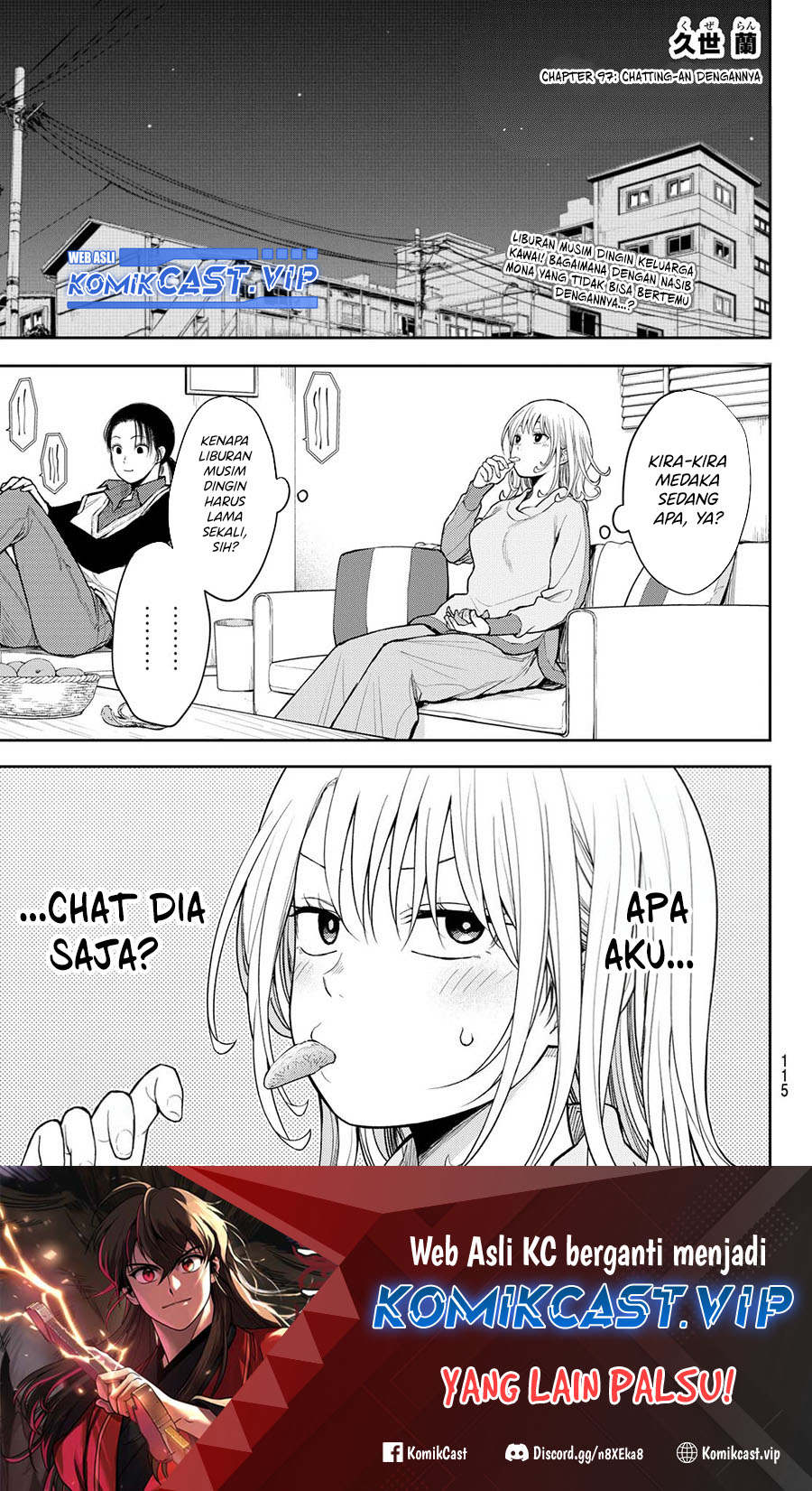 Kuroiwa Medaka ni Watashi no Kawaii ga Tsuujinai Chapter 97 Gambar 2