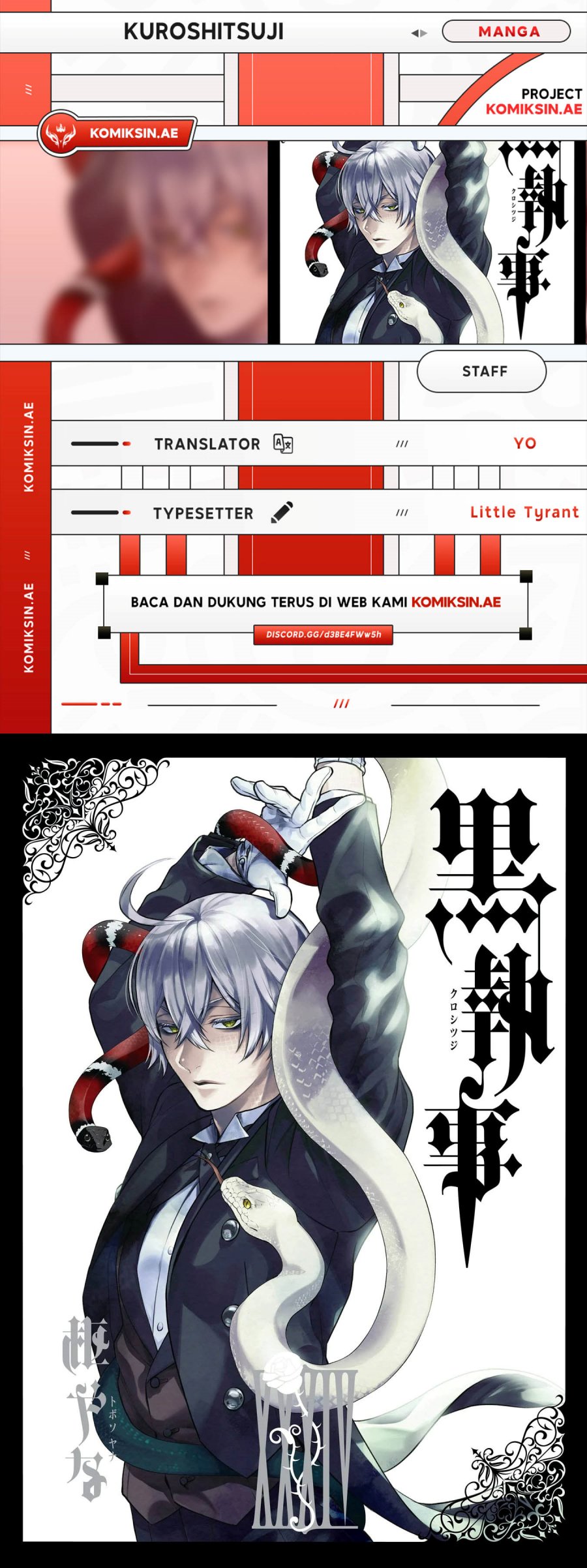 Kuroshitsuji Chapter 214 Gambar 1