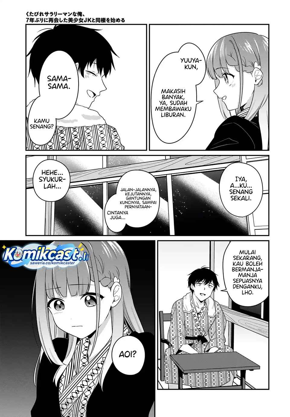 Kutabire Salarymen no Ore, 7nenburi ni Saikai shita Bishoujo JK to Dosei wo Hajimaru Chapter 16 Gambar 6