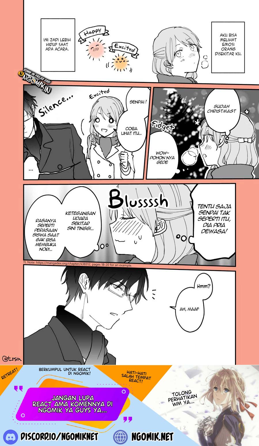 Kuuki ga “Yomeru” Shinnyushain to Buaiso na Senpai no Hanashi (Serialization) Chapter 08.1 Gambar 2
