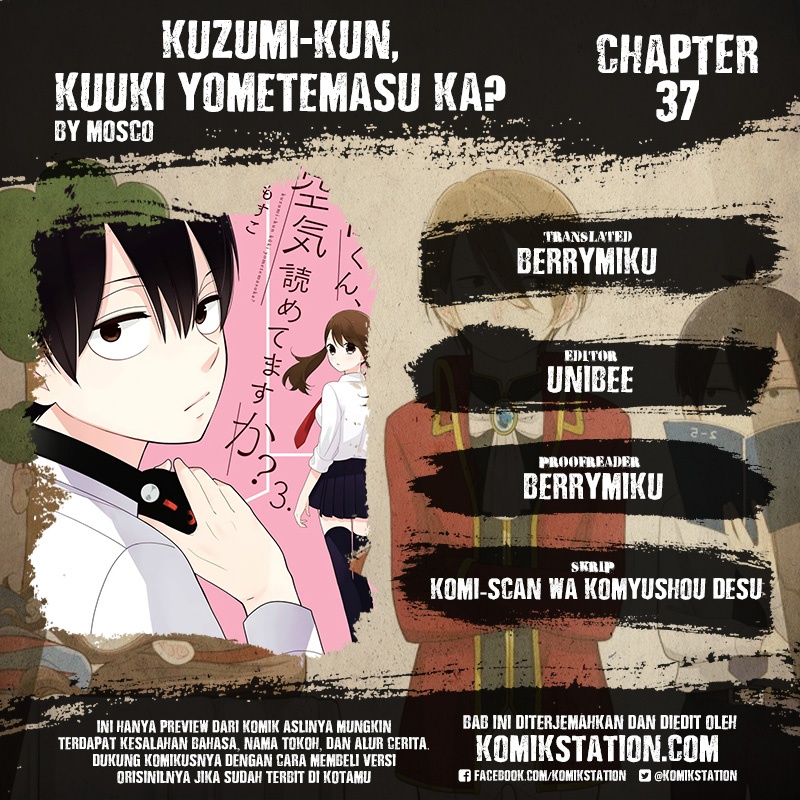 Kuzumi-kun, Kuuki Yometemasu ka? Chapter 37 Gambar 2