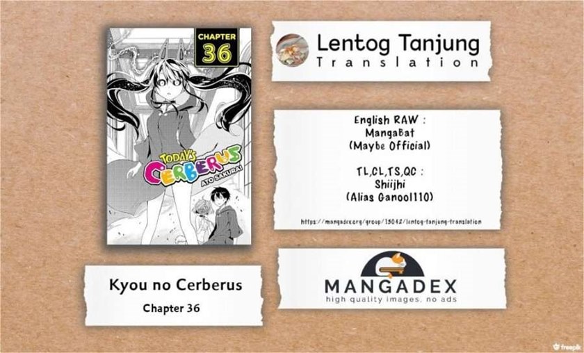 Kyou no Cerberus Chapter 36 Gambar 1