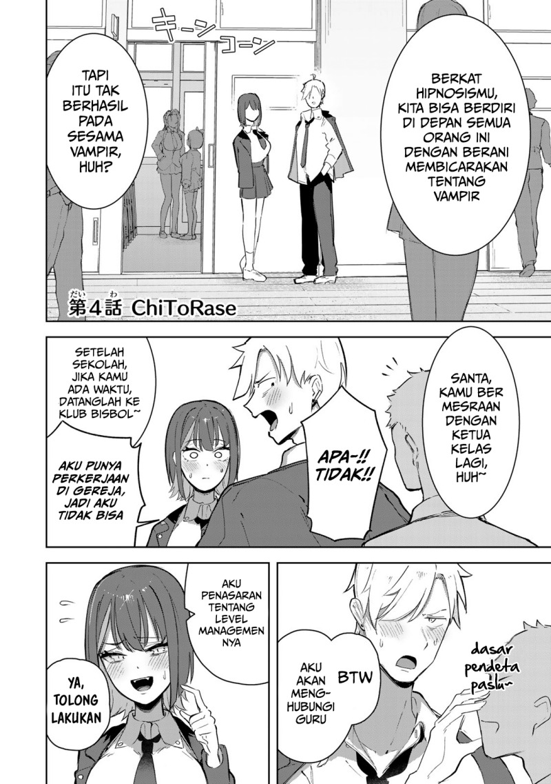 Kyuuketsuki-san wa Chitoraretai Chapter 04 Gambar 2