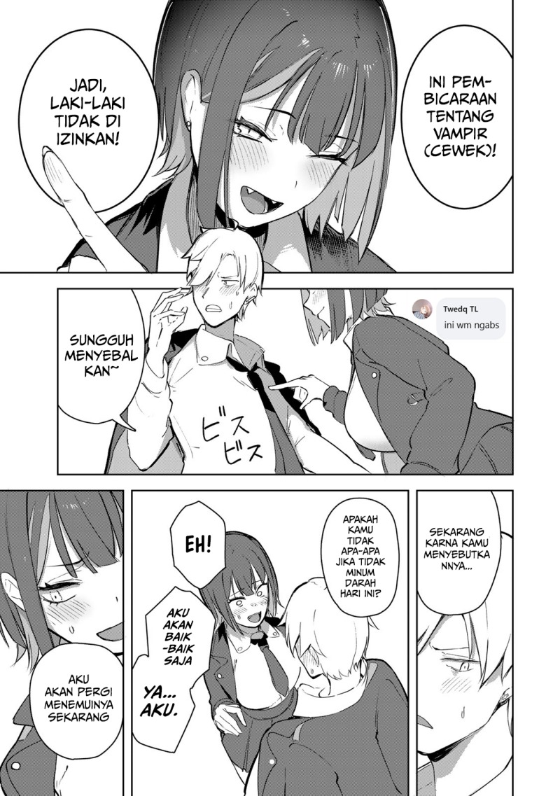 Kyuuketsuki-san wa Chitoraretai Chapter 04 Gambar 5