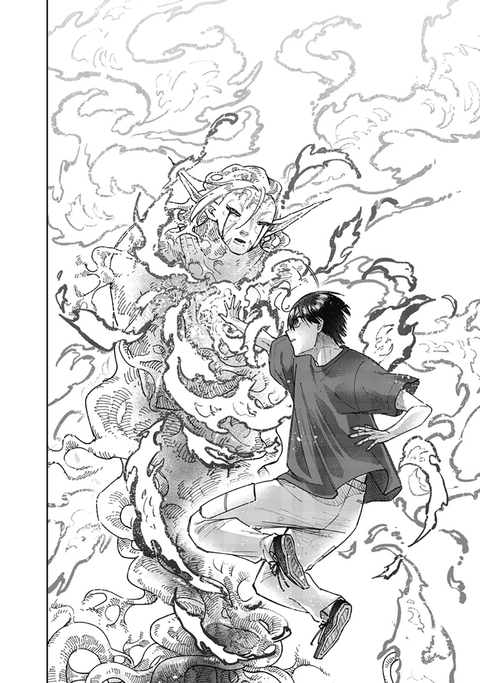 Kyuuseishu (MESHIA) ~Isekai wo Sukutta Moto Yuusha ga Mamono no Afureru Genjitsu Sekai wo Musou suru~ Chapter 59 Gambar 19