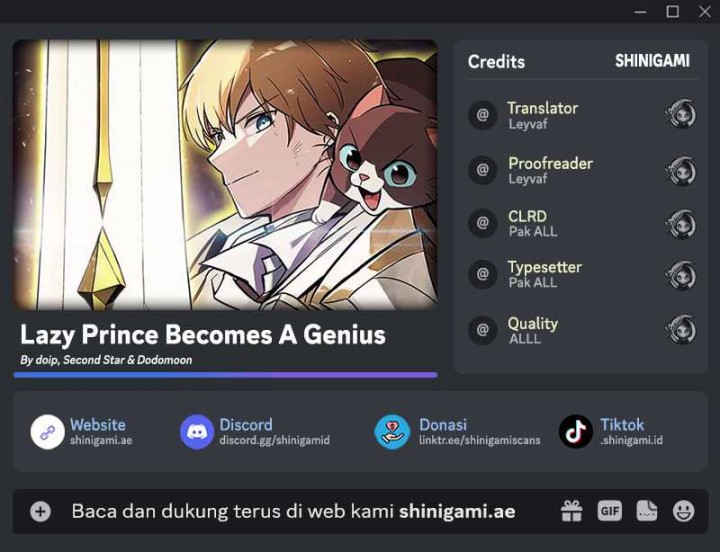 Lazy Prince Becomes a Genius (Reformation of the Deadbeat Noble) Chapter 121 Gambar 1