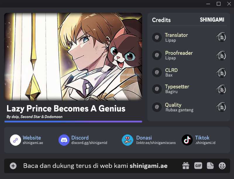 Lazy Prince Becomes a Genius (Reformation of the Deadbeat Noble) Chapter 133 Gambar 1