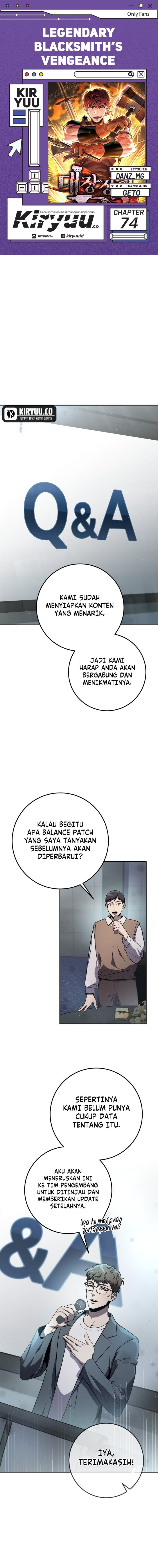 Legendary Blacksmith’s Vengeance Chapter 74 Gambar 1