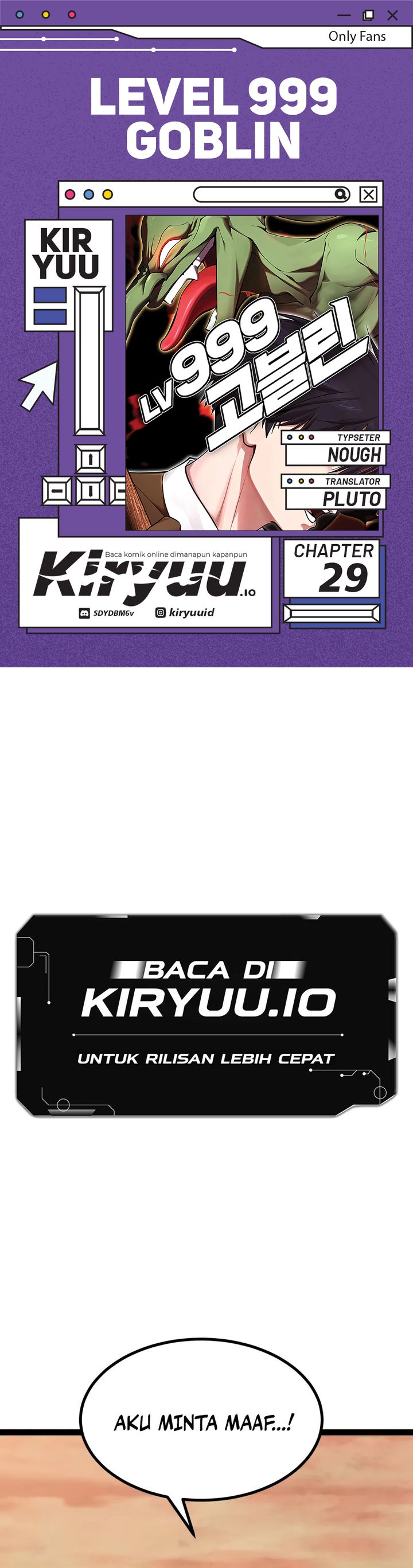 Level 999 Goblin Chapter 29 Gambar 1