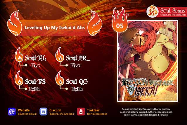 Leveling Up My Isekai’d Abs Chapter 05 Gambar 1