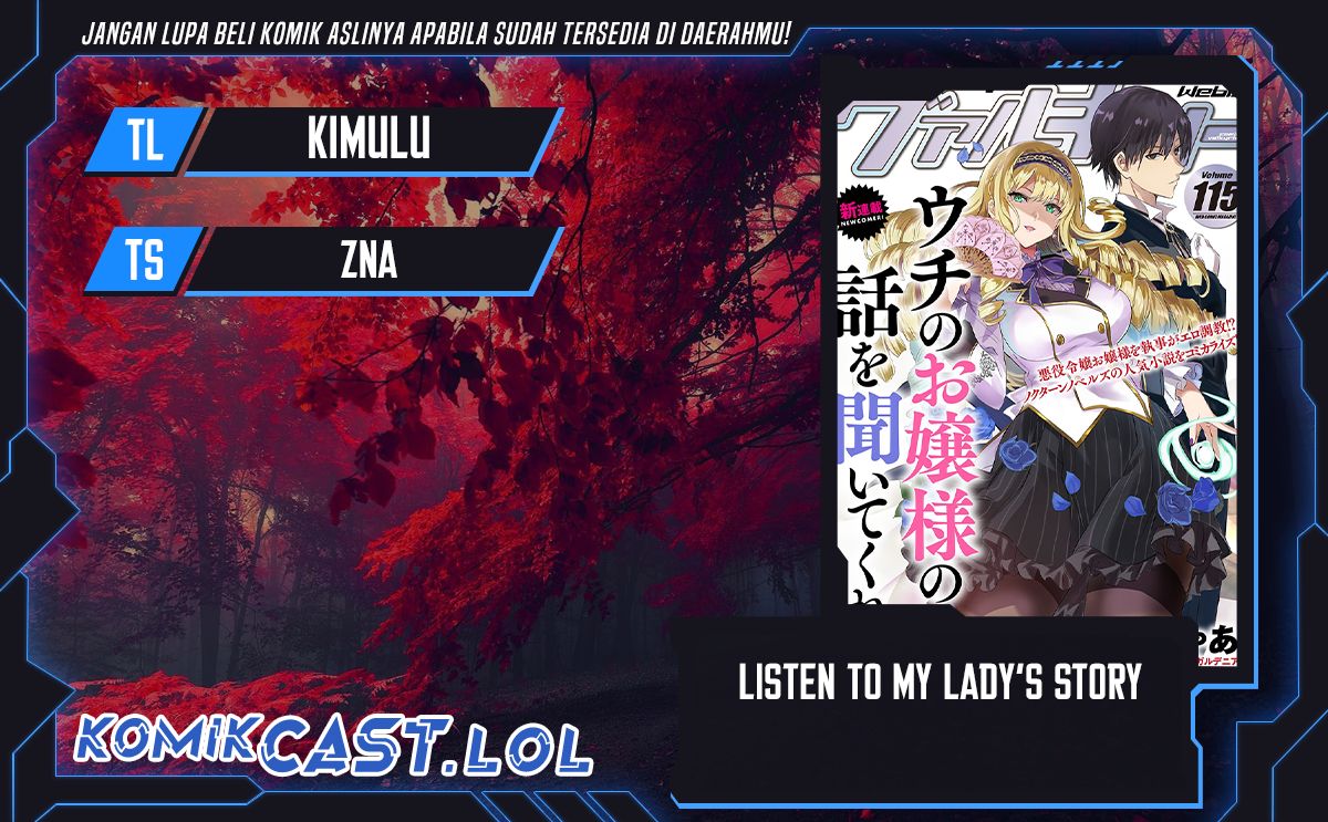 Listen to My Lady’s Story – Villainess Conquest Record – Chapter 05 Gambar 1