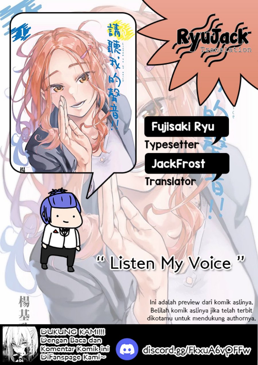 Listen to My Voice!! Chapter 09 Gambar 1
