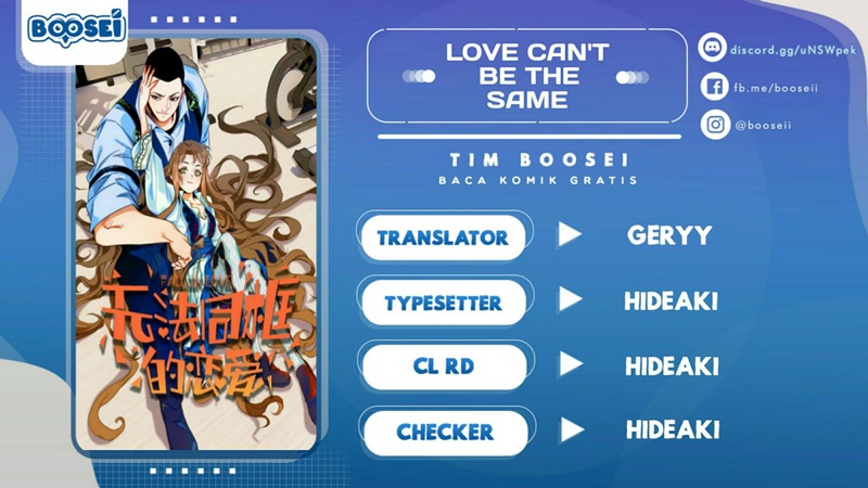 Love Can’t Be The Same Chapter 03 Gambar 1