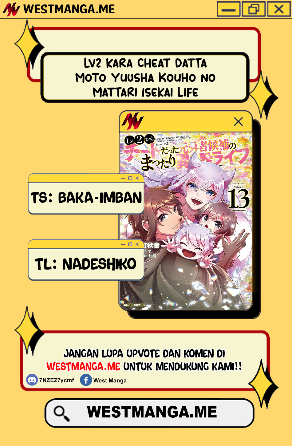 Lv2 kara Cheat datta Moto Yuusha Kouho no Mattari Isekai Life Chapter 67 Gambar 2