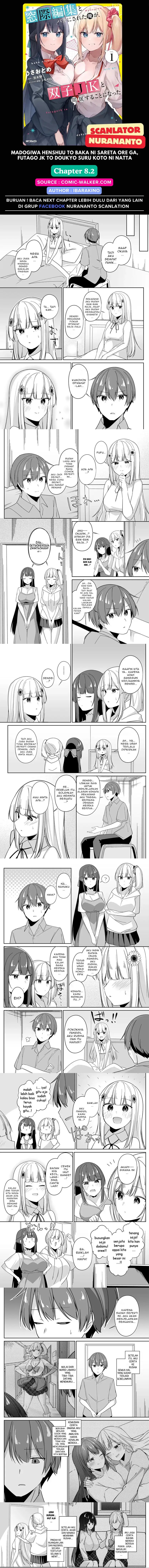 Madogiwa henshuu to baka ni sareta ore ga, futago JK to doukyo suru koto ni natta Chapter 08.2 Gambar 1