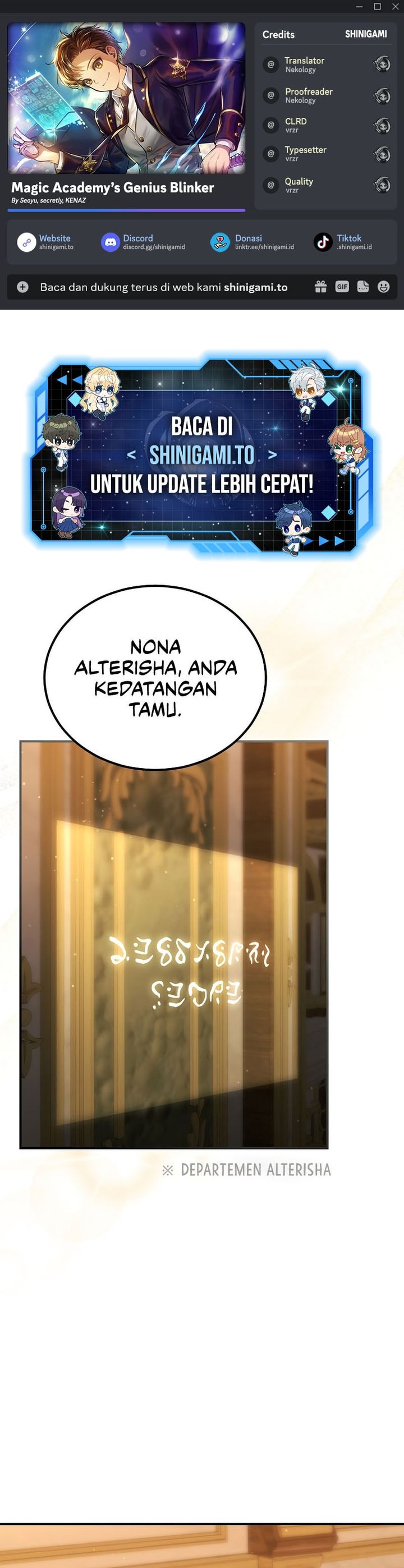 Magic Academy’s Genius Blinker Chapter 66 Gambar 1