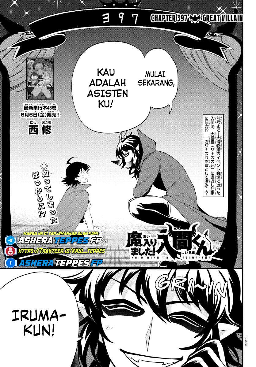Mairimashita! Iruma-kun Chapter 397 Gambar 2