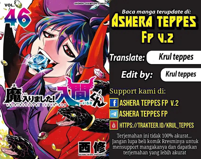 Mairimashita! Iruma-kun Chapter 423 Gambar 1