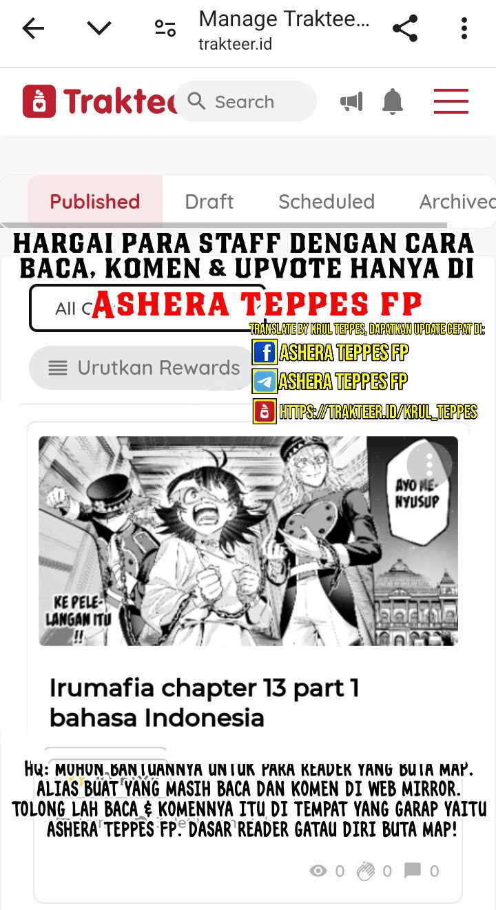 Mairimashita! Iruma-kun: If Episode of Mafia Chapter 09.2 Gambar 29