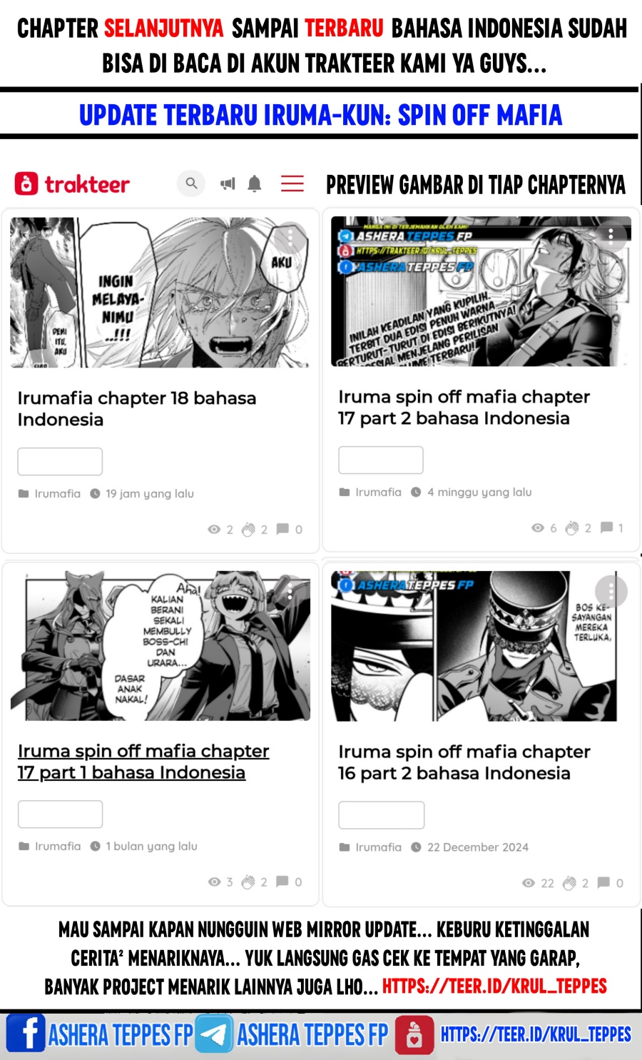Mairimashita! Iruma-kun: If Episode of Mafia Chapter 15 Gambar 47