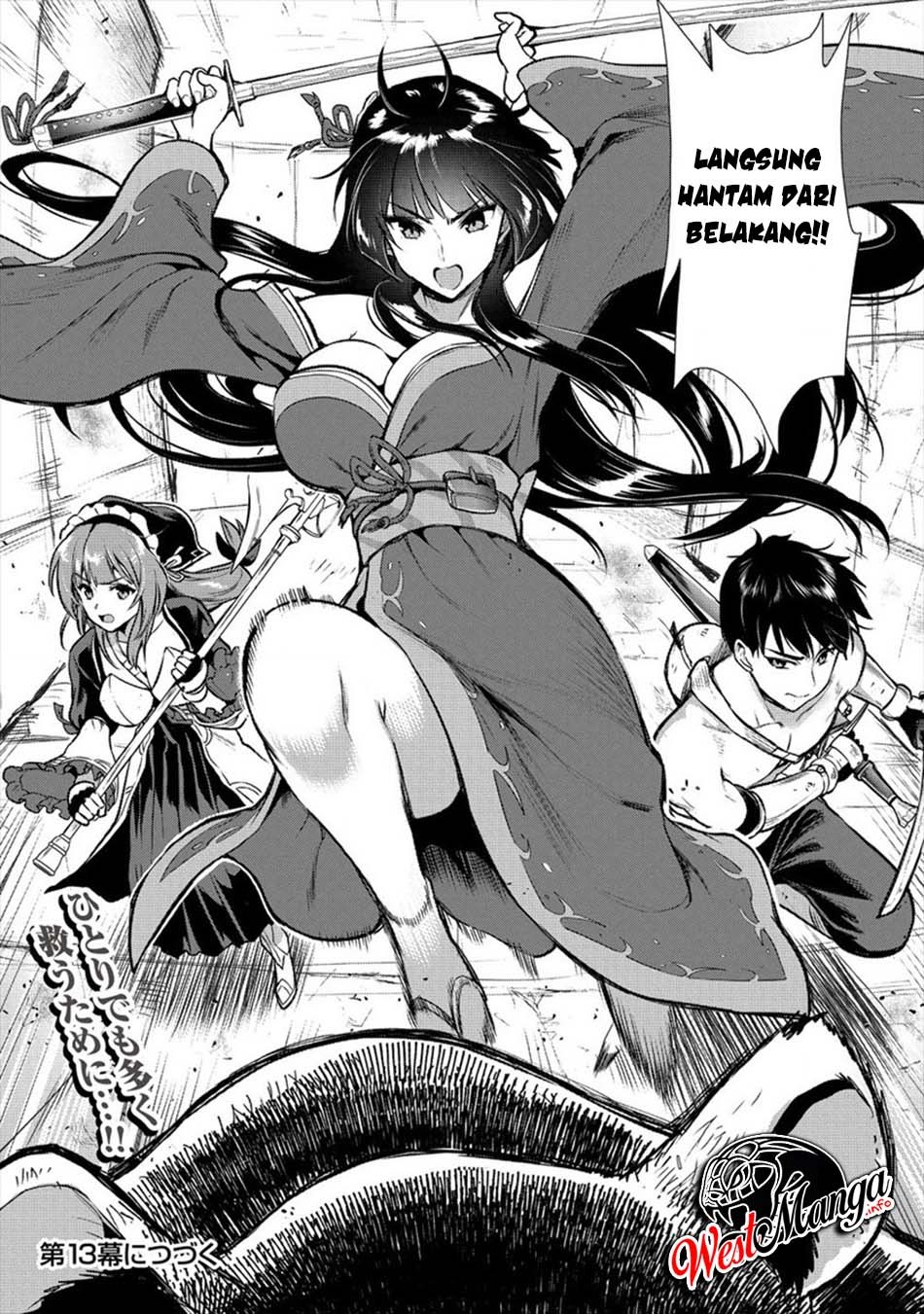 Makenshi no Maken Niyoru Maken no Tame no Harem Life Chapter 12.2 Gambar 15