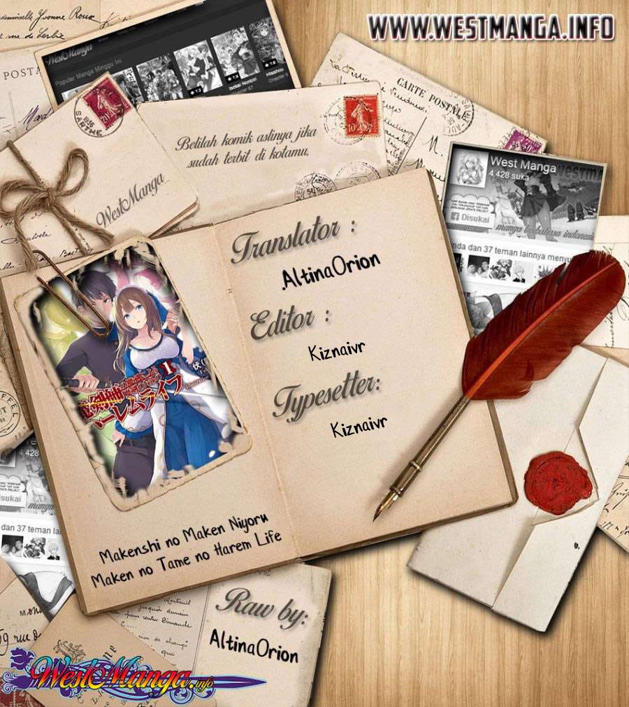 Makenshi no Maken Niyoru Maken no Tame no Harem Life Chapter 15.1 Gambar 1