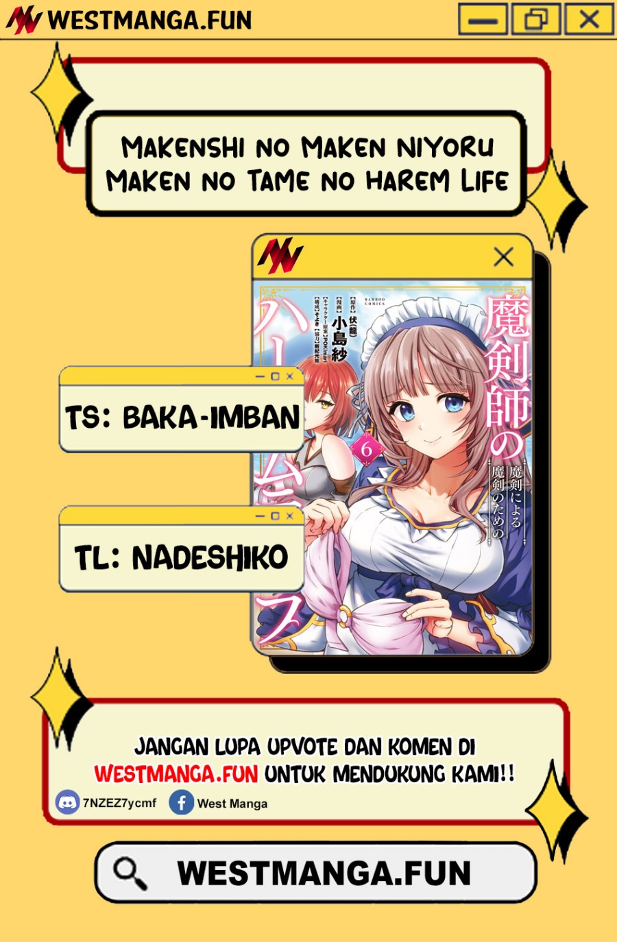 Makenshi no Maken Niyoru Maken no Tame no Harem Life Chapter 26.2 fix Gambar 3