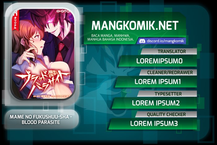 Mame no Fukushuu-sha – Blood Parasite Chapter 05 Gambar 1