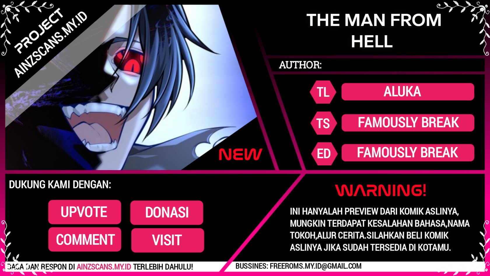 Man From Hell Chapter 15 Gambar 1