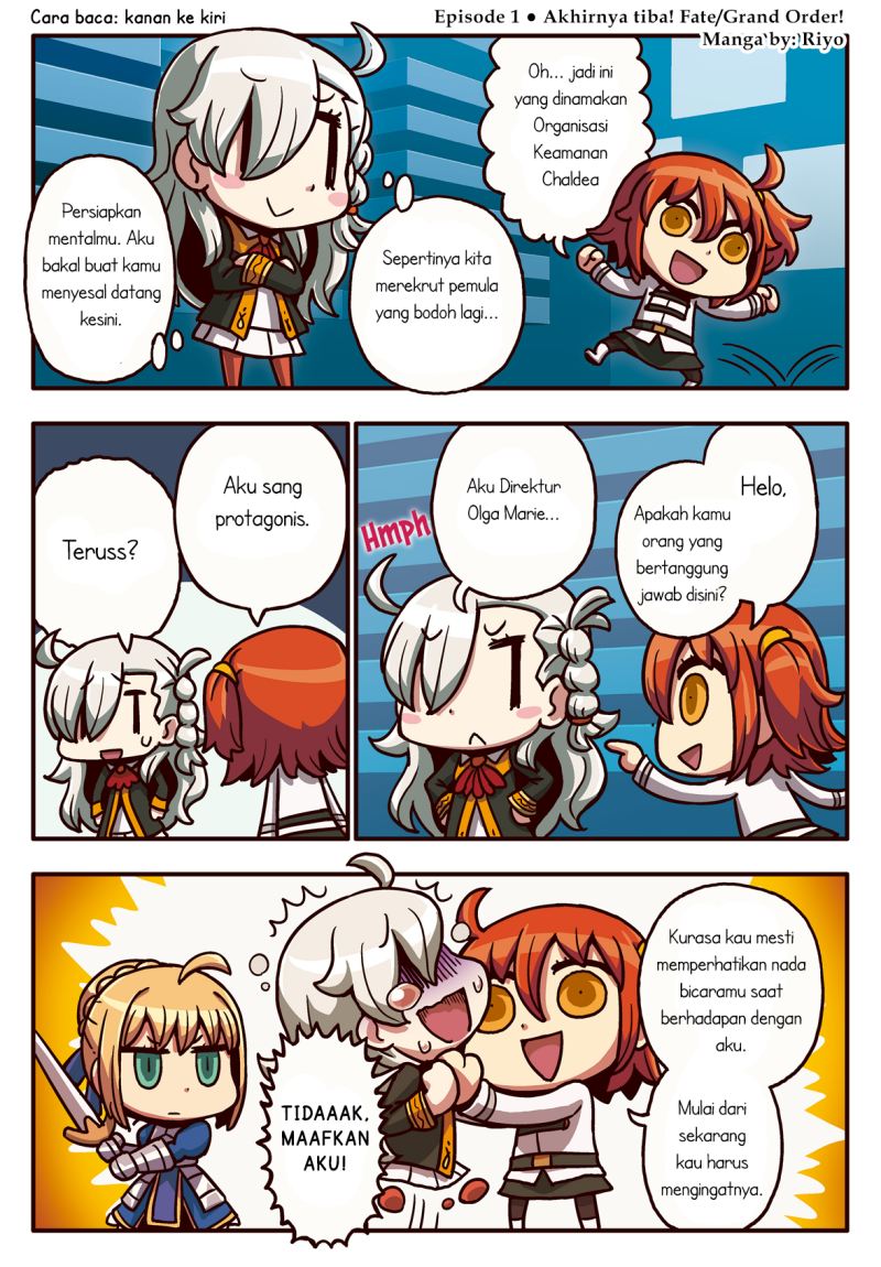 Manga de Wakaru! Fate/Grand Order Chapter 02 Gambar 1