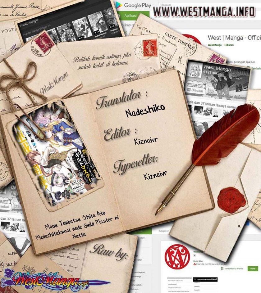 Maou Toubatsu Shita Ato, Medachitakunai node Guild Master ni Natta Chapter 19 Gambar 1