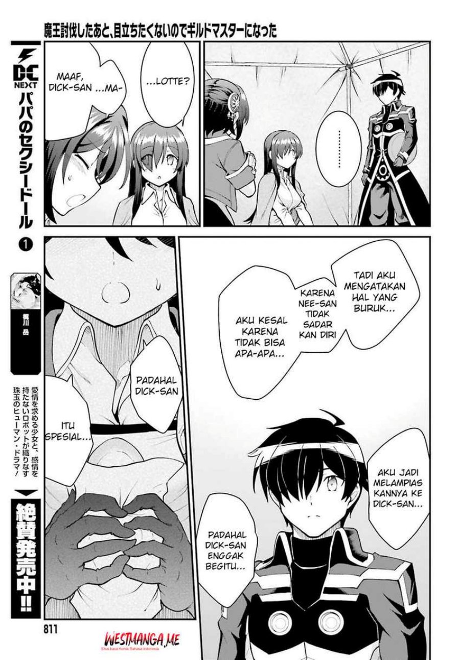 Maou Toubatsu Shita Ato, Medachitakunai node Guild Master ni Natta Chapter 45 Gambar 26