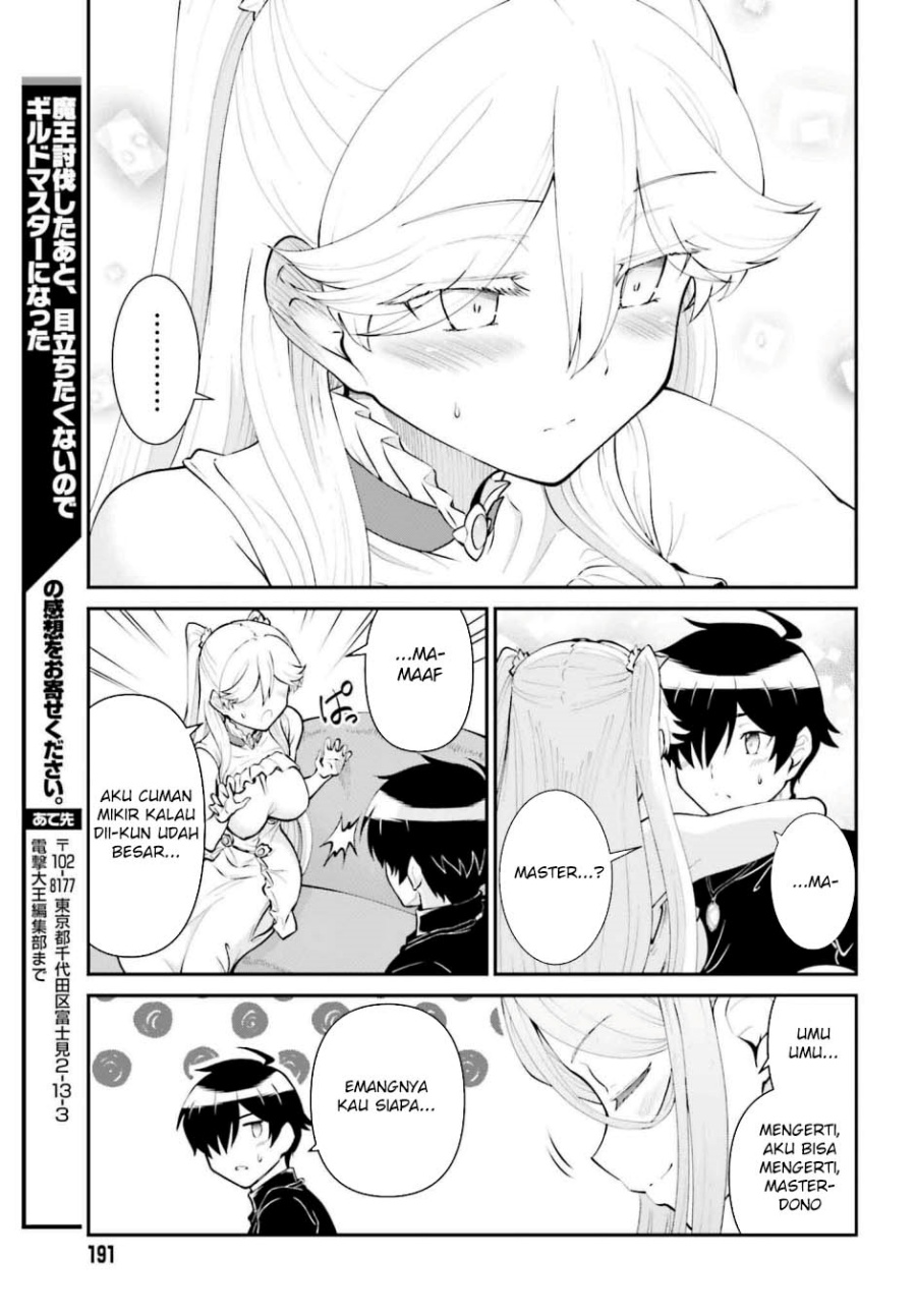 Maou Toubatsu Shita Ato, Medachitakunai node Guild Master ni Natta Chapter 52 Gambar 13