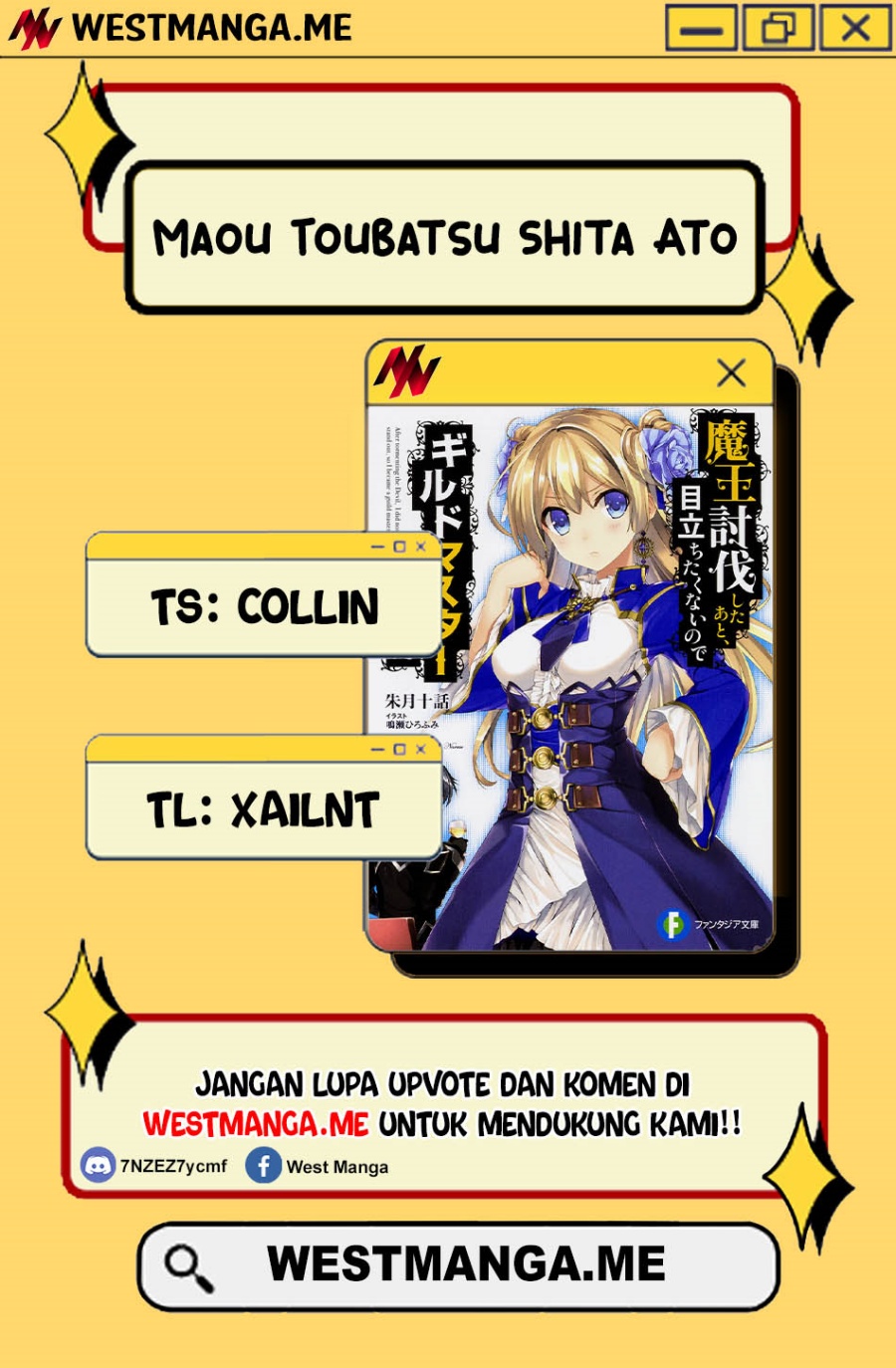 Maou Toubatsu Shita Ato, Medachitakunai node Guild Master ni Natta Chapter 56 Gambar 4