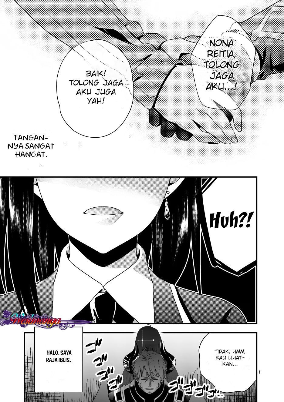 Maou desu Onna Yuusha no Hahaoya to Saikon Shita no de Onna Yuusha ga Giri no Musume ni Narimashita Chapter 02 Gambar 1