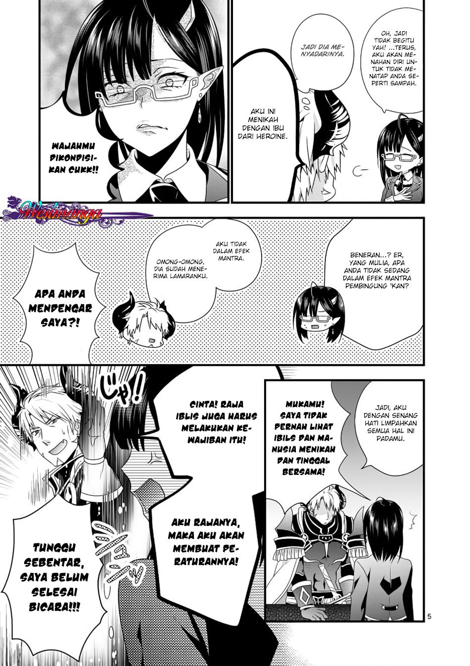 Maou desu Onna Yuusha no Hahaoya to Saikon Shita no de Onna Yuusha ga Giri no Musume ni Narimashita Chapter 02 Gambar 6