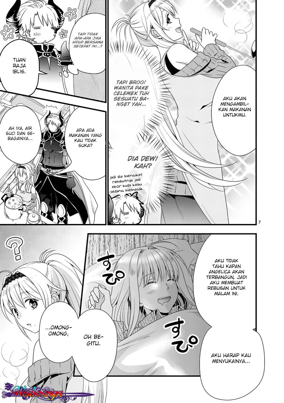Maou desu Onna Yuusha no Hahaoya to Saikon Shita no de Onna Yuusha ga Giri no Musume ni Narimashita Chapter 02 Gambar 8