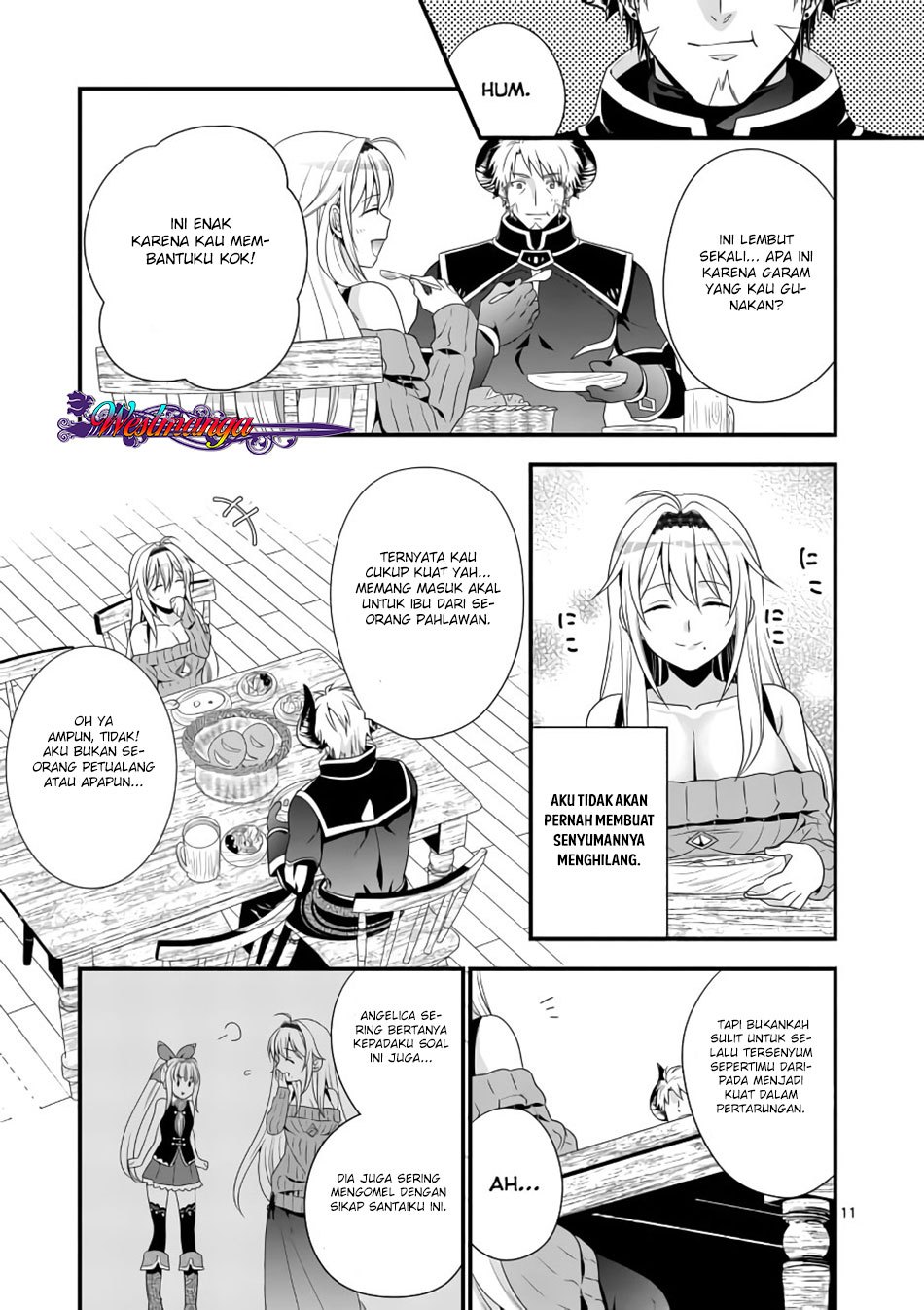 Maou desu Onna Yuusha no Hahaoya to Saikon Shita no de Onna Yuusha ga Giri no Musume ni Narimashita Chapter 02 Gambar 13