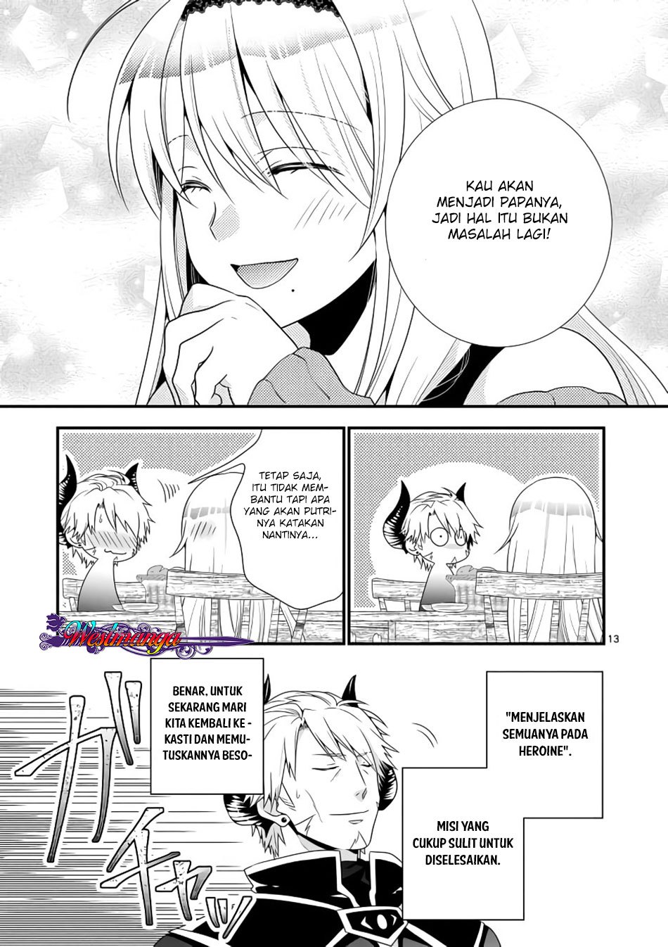 Maou desu Onna Yuusha no Hahaoya to Saikon Shita no de Onna Yuusha ga Giri no Musume ni Narimashita Chapter 02 Gambar 15