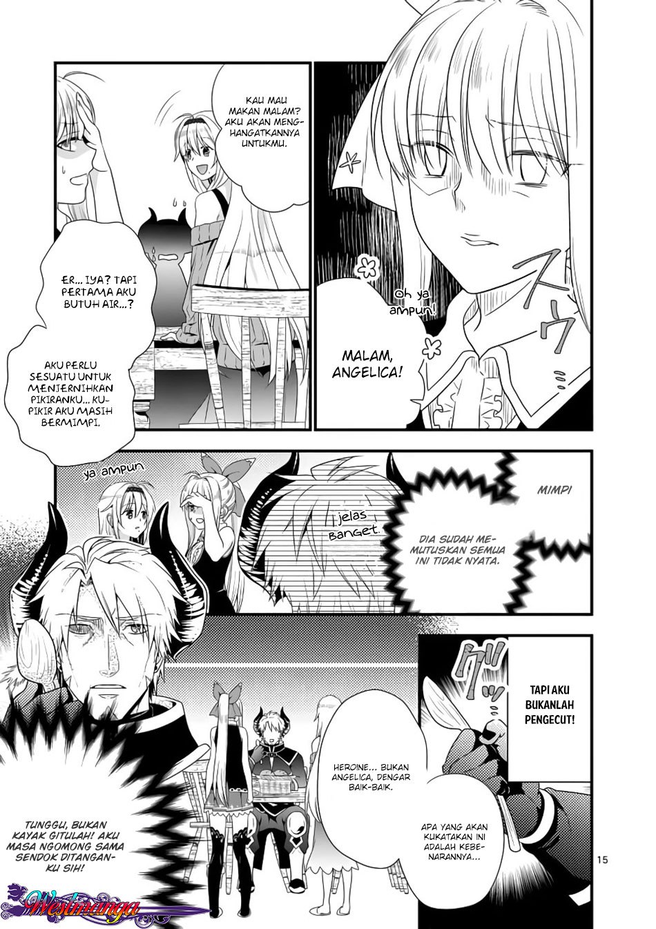 Maou desu Onna Yuusha no Hahaoya to Saikon Shita no de Onna Yuusha ga Giri no Musume ni Narimashita Chapter 02 Gambar 17