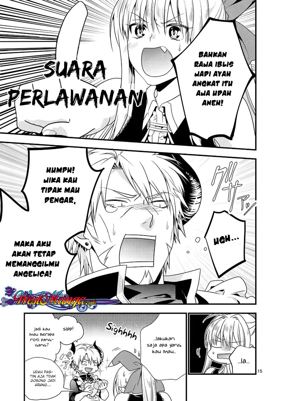 Maou desu Onna Yuusha no Hahaoya to Saikon Shita no de Onna Yuusha ga Giri no Musume ni Narimashita Chapter 03 Gambar 17