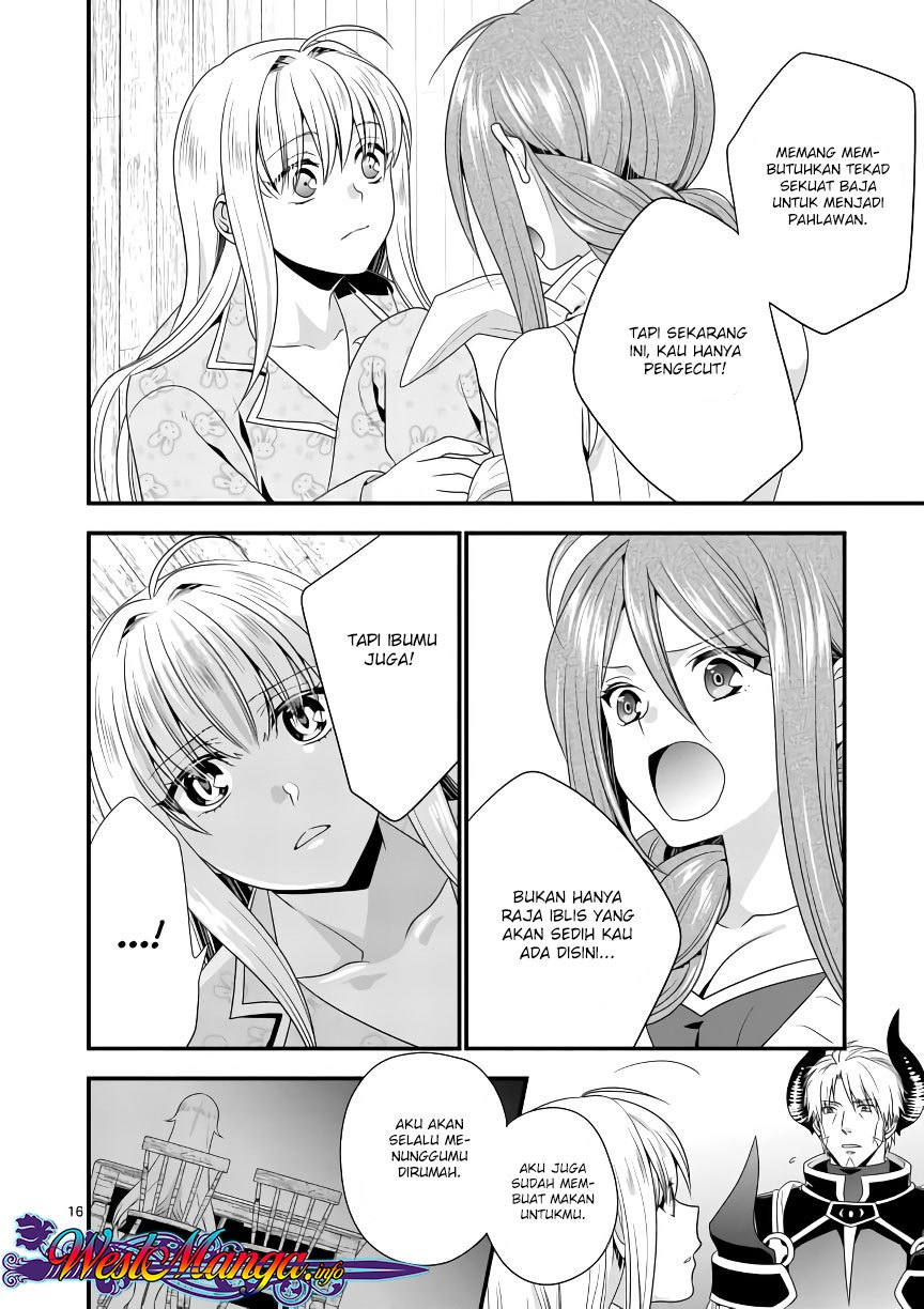 Maou desu Onna Yuusha no Hahaoya to Saikon Shita no de Onna Yuusha ga Giri no Musume ni Narimashita Chapter 05 Gambar 18