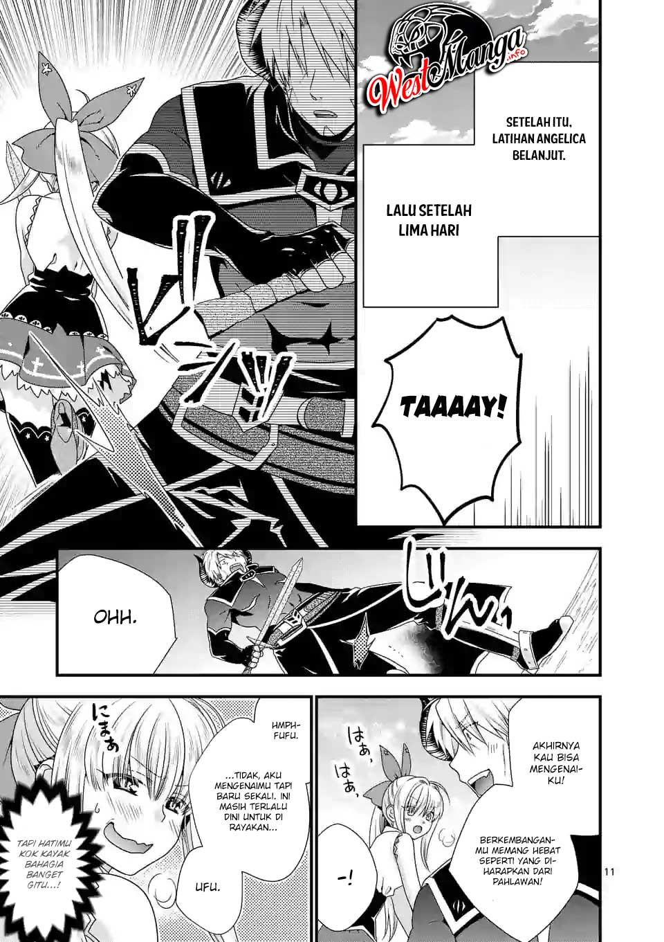 Maou desu Onna Yuusha no Hahaoya to Saikon Shita no de Onna Yuusha ga Giri no Musume ni Narimashita Chapter 19 Gambar 13