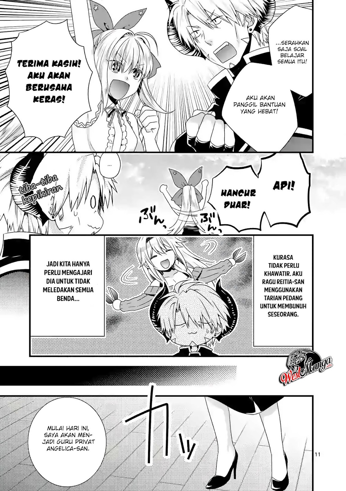 Maou desu Onna Yuusha no Hahaoya to Saikon Shita no de Onna Yuusha ga Giri no Musume ni Narimashita Chapter 20 Gambar 13