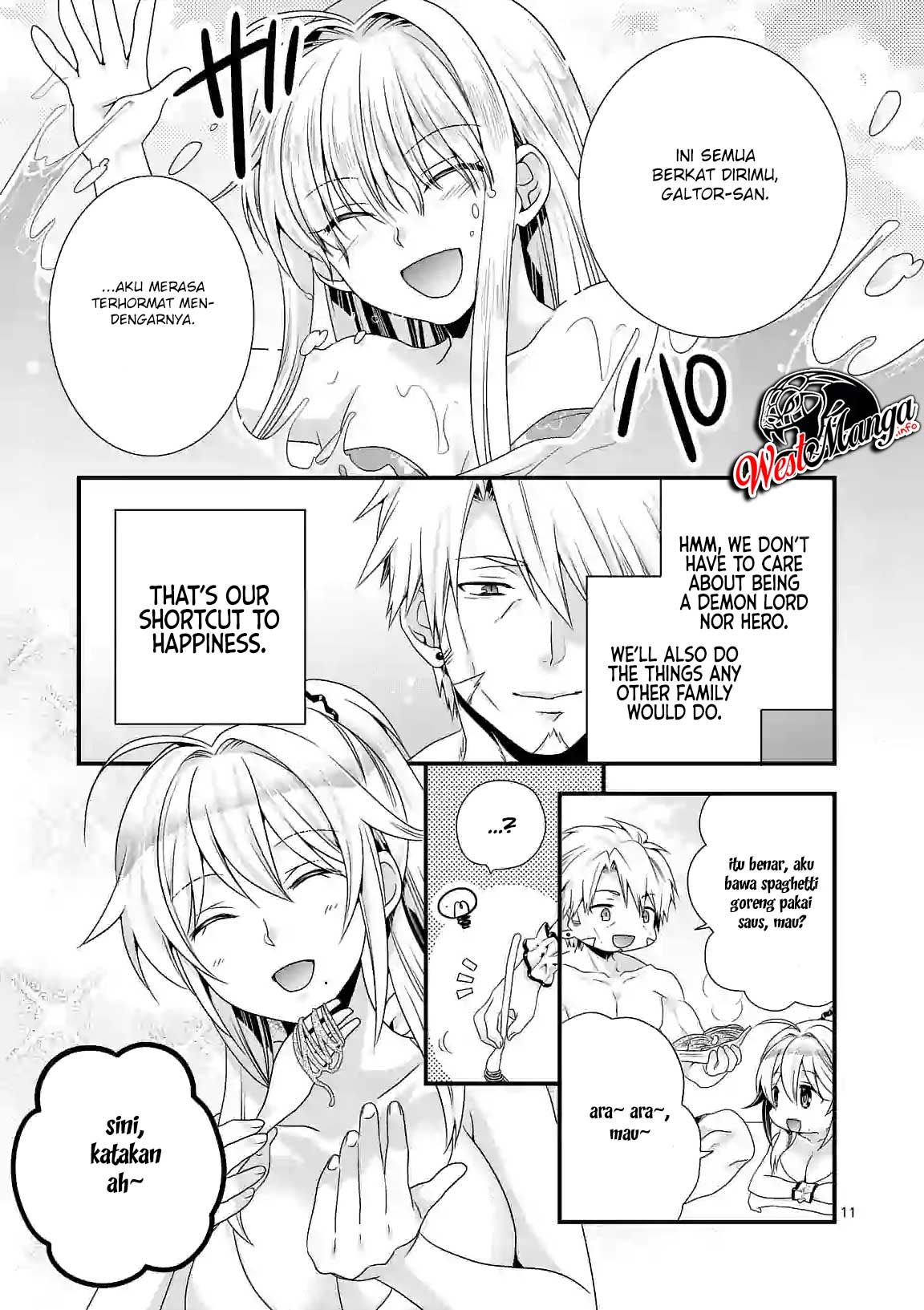 Maou desu Onna Yuusha no Hahaoya to Saikon Shita no de Onna Yuusha ga Giri no Musume ni Narimashita Chapter 23 Gambar 12
