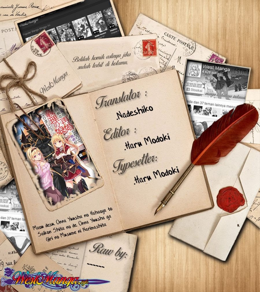 Maou desu Onna Yuusha no Hahaoya to Saikon Shita no de Onna Yuusha ga Giri no Musume ni Narimashita Chapter 34 Gambar 1