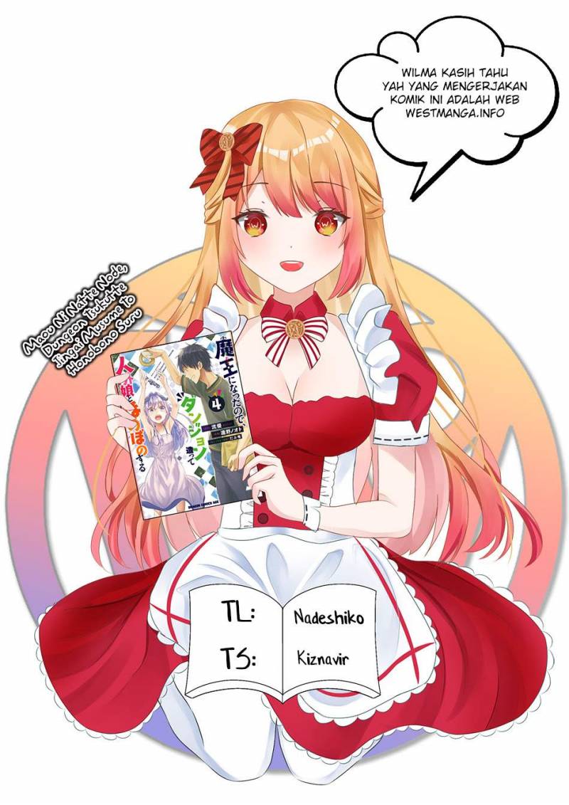 Maou ni Natte node – Dungeon Tsukutte Jingai Musume to Honobono suru Chapter 59.2 Gambar 1