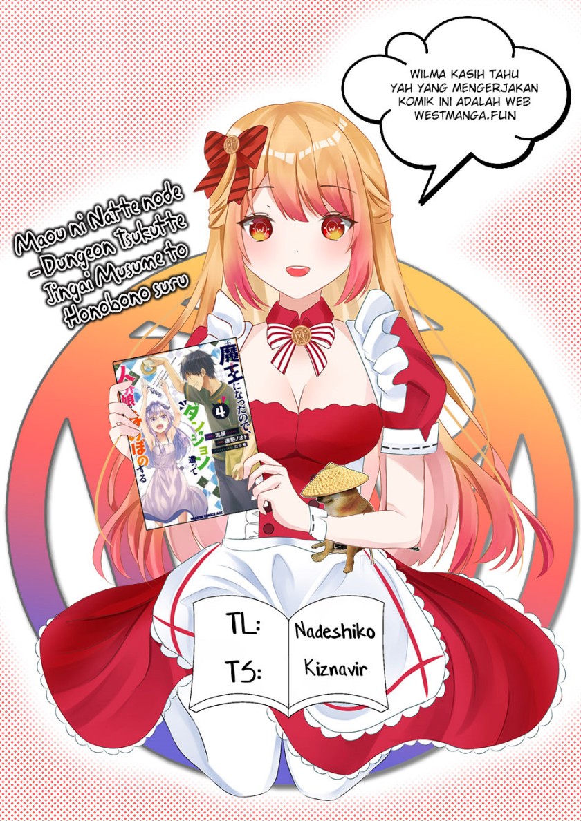 Maou ni Natte node – Dungeon Tsukutte Jingai Musume to Honobono suru Chapter 68.1 Gambar 1